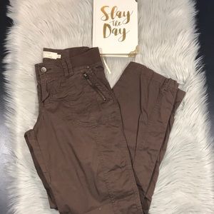 Sonoma Midrise Straight Brown Pants